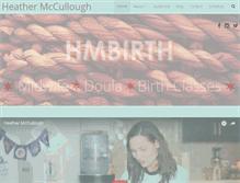 Tablet Screenshot of hmbirth.com